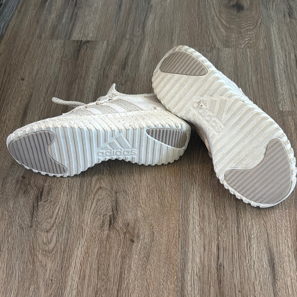 Adidas Cream Kaptir Flow Sneakers - Picture 9 of 9